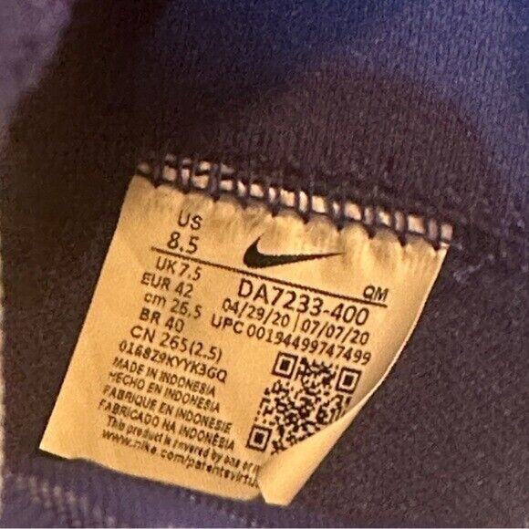 Nike DA7233-400 Blazer Mid 77Infinite D/MS/X Deep RoyalBlue Copa Sz-8.5 Sneakers - Picture 7 of 7